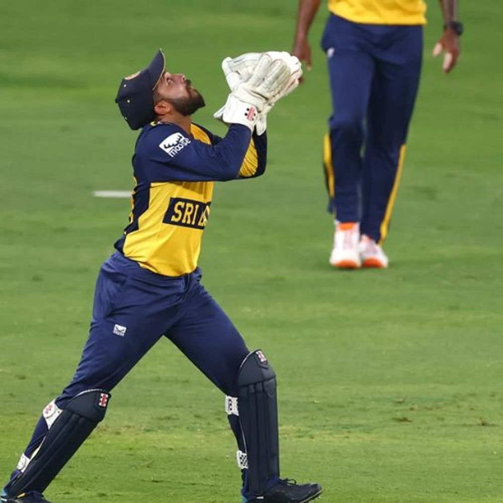 एशिया कप में SL vs HKG:हॉन्ग कॉन्ग ने 2 विकेट गंवाए, हसरंगा ने बाबर हयात को पवेलियन भेजा