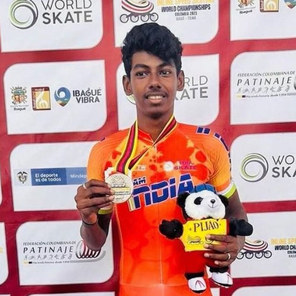 आनंदकुमार वेलकुमार ने रचा इतिहास:स्केटिंग वर्ल्ड चैंपियनशिप में गोल्ड जीतने वाले पहले भारतीय बने; पीएम मोदी ने बधाई दी