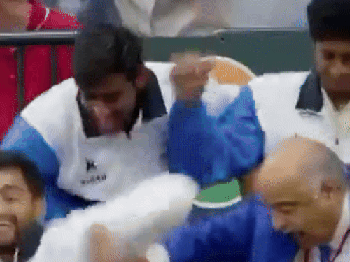 सुमित ने डेविस कप में भारत को दिलाई जीत:झज्जर में पिता बोले- बचपन से ही टेनिस का शौक, मेहनत रंग लाई