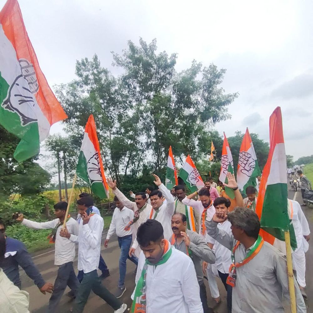 किसानों की समस्याओं पर कांग्रेस की 'न्याय पदयात्रा':जिला अध्यक्ष राजीव गुजराती के नेतृत्व में सीहोर से शुरुआत; सीएम के नाम देंगे ज्ञापन