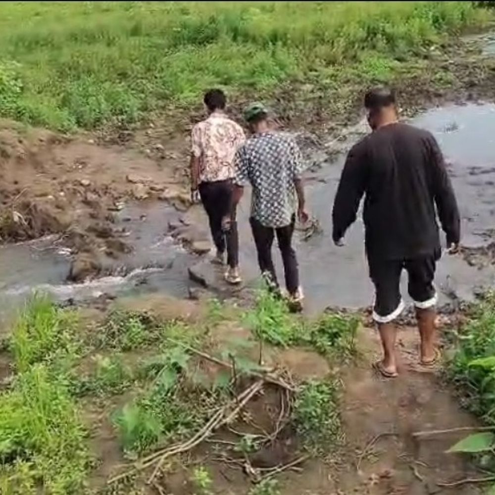 छतरपुर में बारिश जारी, फसलों को नुकसान:इकारा गांव का रोड बहा, आवाजाही थमी, मौसम विभाग ने जताई बारिश की संभावना