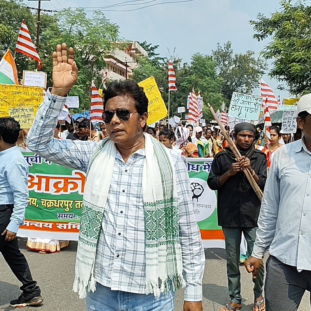 कुड़मी महतो समाज की मांग का विरोध:  आदिवासी समुदाय ने चाईबासा में निकाली विशाल आक्रोश रैली – Chaibasa (West Singhbhum) News
