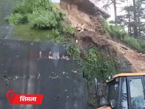 किन्नौर में बादल फटा, 2 गाड़ियां बहीं:शिमला में लैंडस्लाइड, एडवर्ड स्कूल में छुट्टी, कुमारसैन में तीन मंजिला मकान जमींदोज