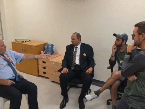 ICC ने PCB मीडिया मैनेजर की रिकॉर्डिंग पर आपत्ति जताई:PCB ने कहा- मीडिया मैनेजर टीम का हिस्सा और कैमरा इस्तेमाल मान्य