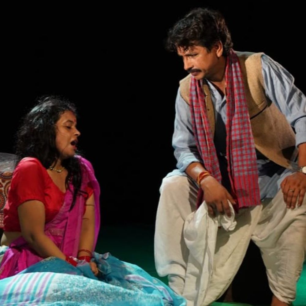 बेगूसराय में राष्ट्रीय लोकनाट्य महोत्सव शुरू:पहले दिन अच्छिंजल के अभिनेताओं ने दिखाया मैथिली नाटक 5 पत्र, 2 दिन चलेगा कार्यकर्म