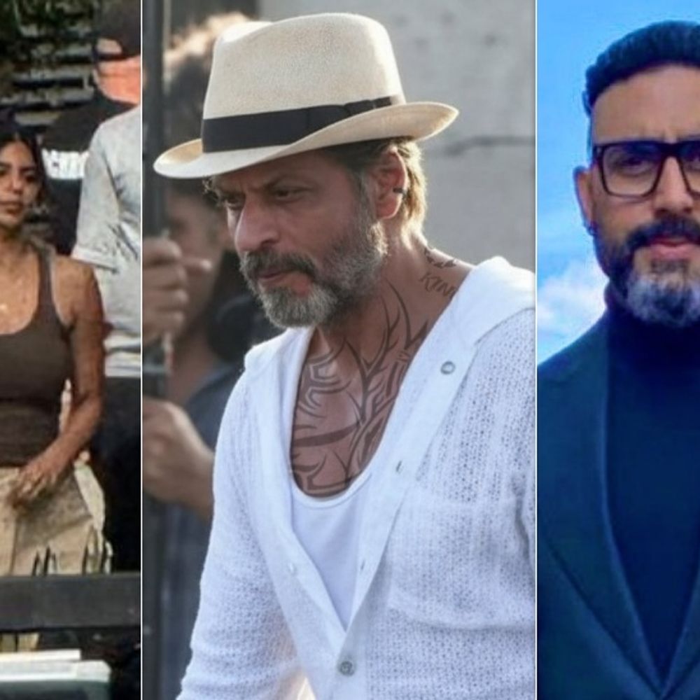 फिल्म किंग के सेट से सामने आए स्टारकास्ट के लुक:शाहरुख खान का दिखा सॉल्ट एंड पेपर स्टाइल, अभिषेक बच्चन भी नए अवतार में दिखे