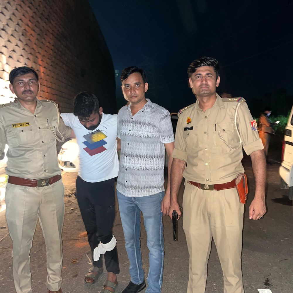 टोल डिप्टी मैनेजर की हत्या में पुलिस एक्शन:मुठभेड़ में तीन आरोपी घायल और गिरफ्तार, दो अभी फरार