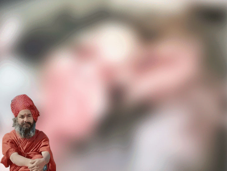 गुरुग्राम का विवादित महंत ज्योतिगिरि:नेता-अफसर हाजिरी लगाते थे, महिलाओं संग अश्लील वीडियो वायरल हुई; 6 साल बाद लौटा