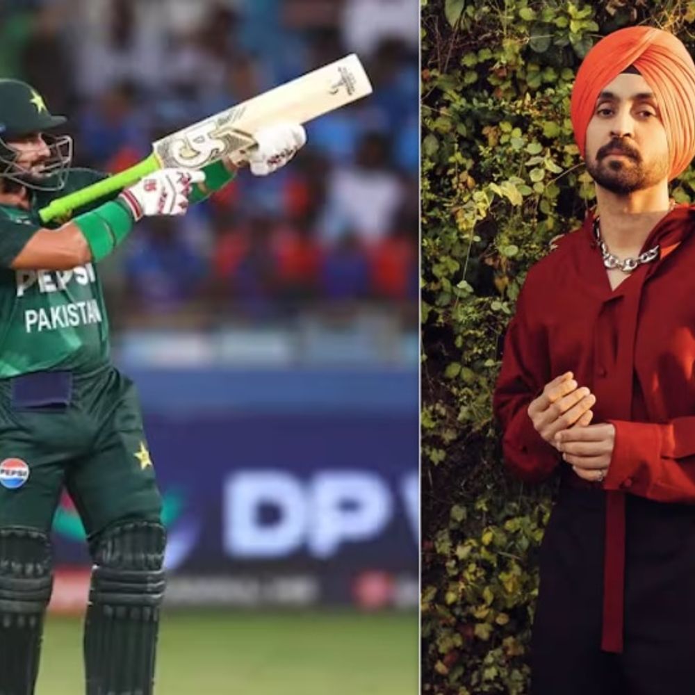 पाकिस्तानी क्रिकेटर ने बल्ले से बनाई बंदूक:फिल्म एसोसिएशन ने भड़ककर कहा- ये शहीदों-सेना का अपमान; दिलजीत माफी नहीं मांगते तो बहिष्कार जारी रहेगा