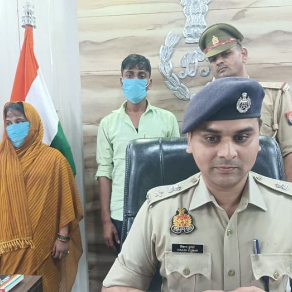 पति-पत्नी ने रची लूट की झूठी कहानी:सास के जेवर और मालिक के 41 हजार रुपये हड़पने की साजिश, दोनों गिरफ्तार