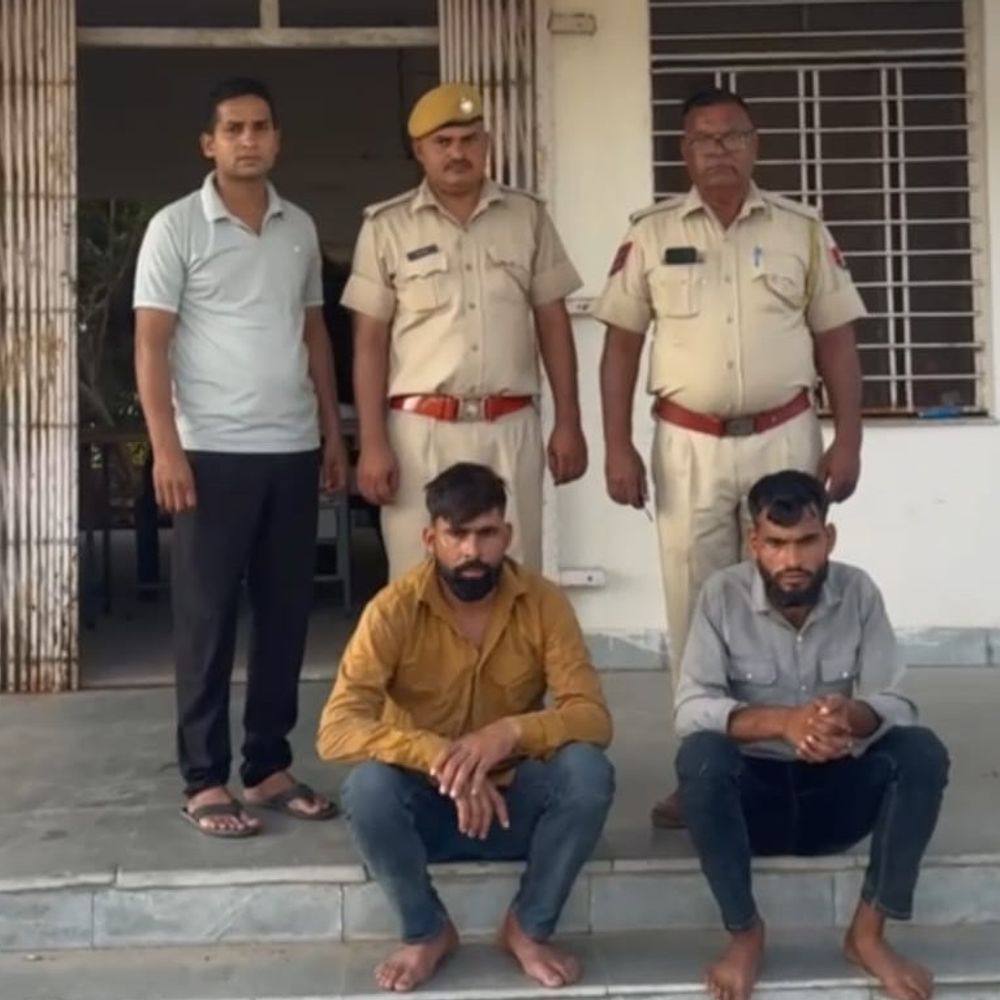 धौलपुर में चोरी की भैंस बरामद:नादनपुर थाना पुलिस ने दो आरोपियों को किया गिरफ्तार
