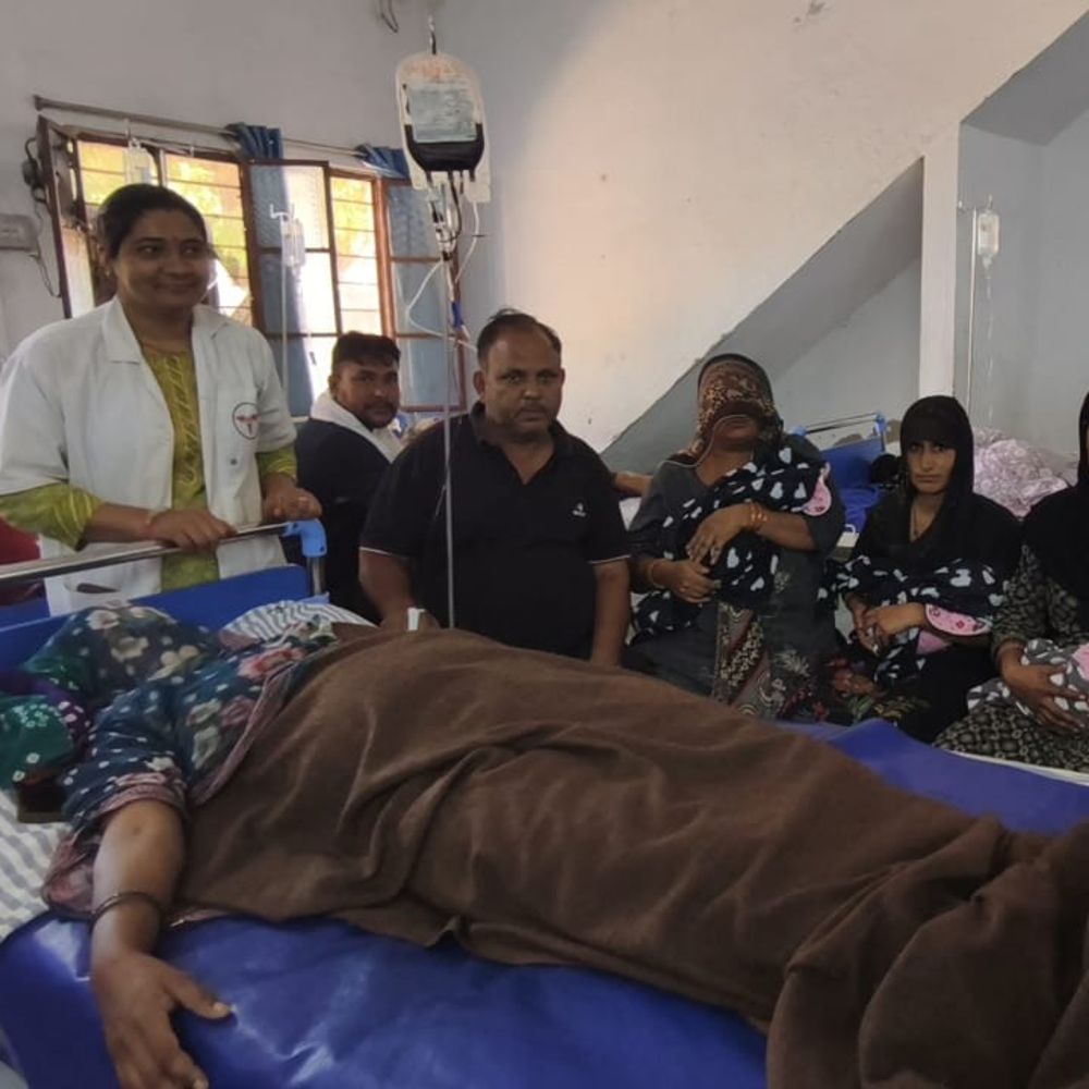 डीडवाना में महिला ने तीन बच्चों को जन्म दिया:मां और तीनों नवजात पूरी तरह स्वस्थ, नॉर्मल हुई डिलीवरी
