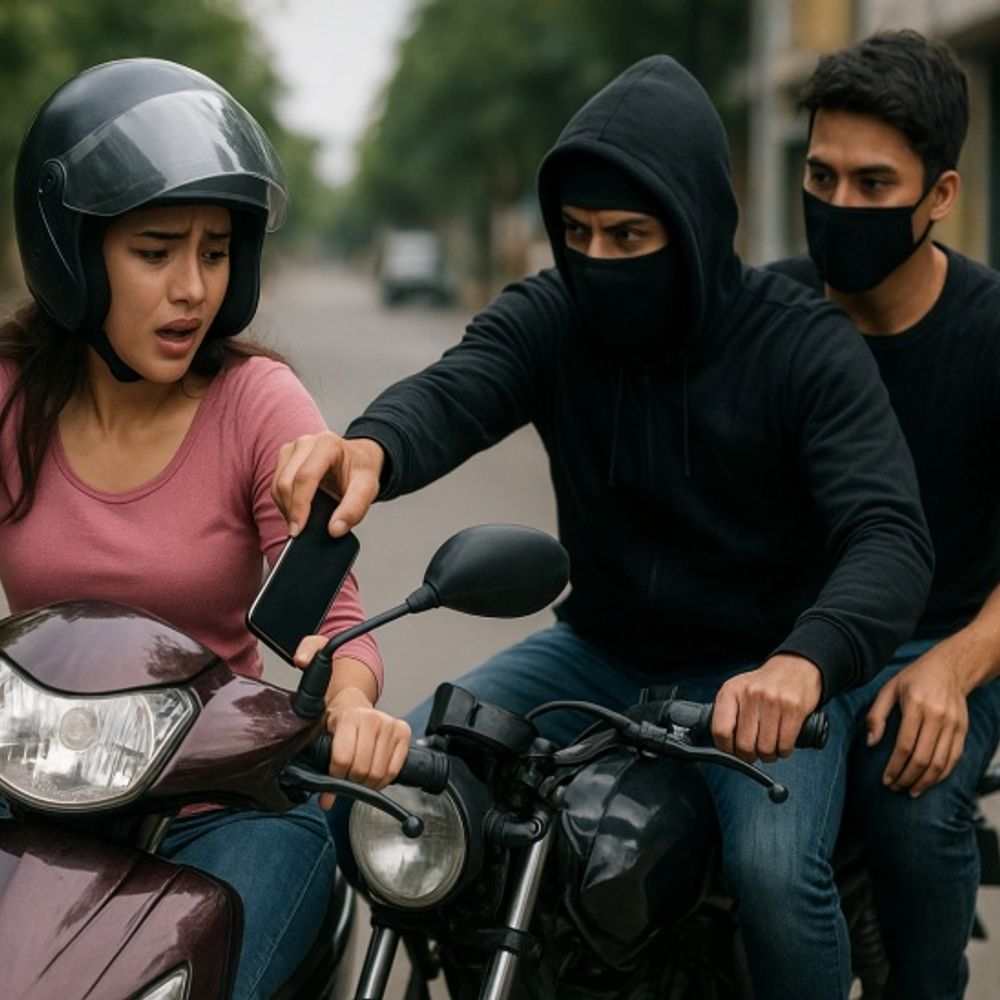 जयपुर में कोचिंग छात्रा से लूट:रास्ते में मोबाइल छीनकर भागे बदमाश, स्कूटी पर आए थे दोनों