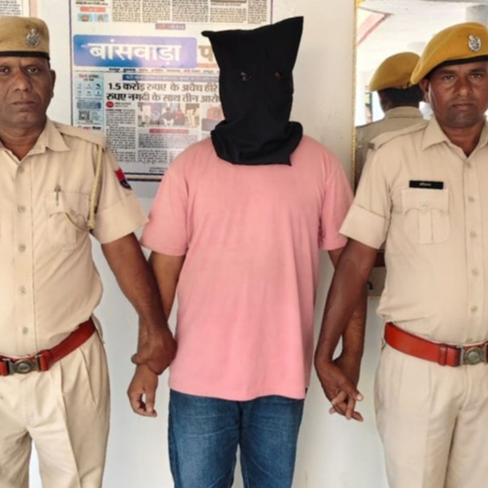 बांसवाड़ा में युवक की हत्या का चौथा आरोपी गिरफ्तार:घटना के बाद से फरार था, स्पीकर बजाने के विवाद पर हुआ था मर्डर
