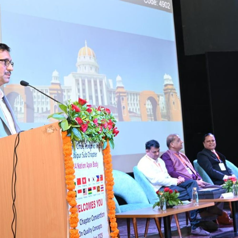 आत्मनिर्भर विकसित भारत थीम पर दो दिवसीय QCFI का अधिवेशन:20 से ज्यादा कंपनियों के 250 लोगों ने हिस्सा लिया, एक्स्पर्ट्स ने 51 केस स्टडी पर की चर्चा