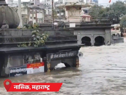 गुजरात में हाईवे पर कार बही, गरबा पंडाल ढहे:महाराष्ट्र के मराठवाड़ा में बारिश-बाढ़ से अब तक 104 मौतें, 3 हजार से ज्यादा गांवों में बाढ़