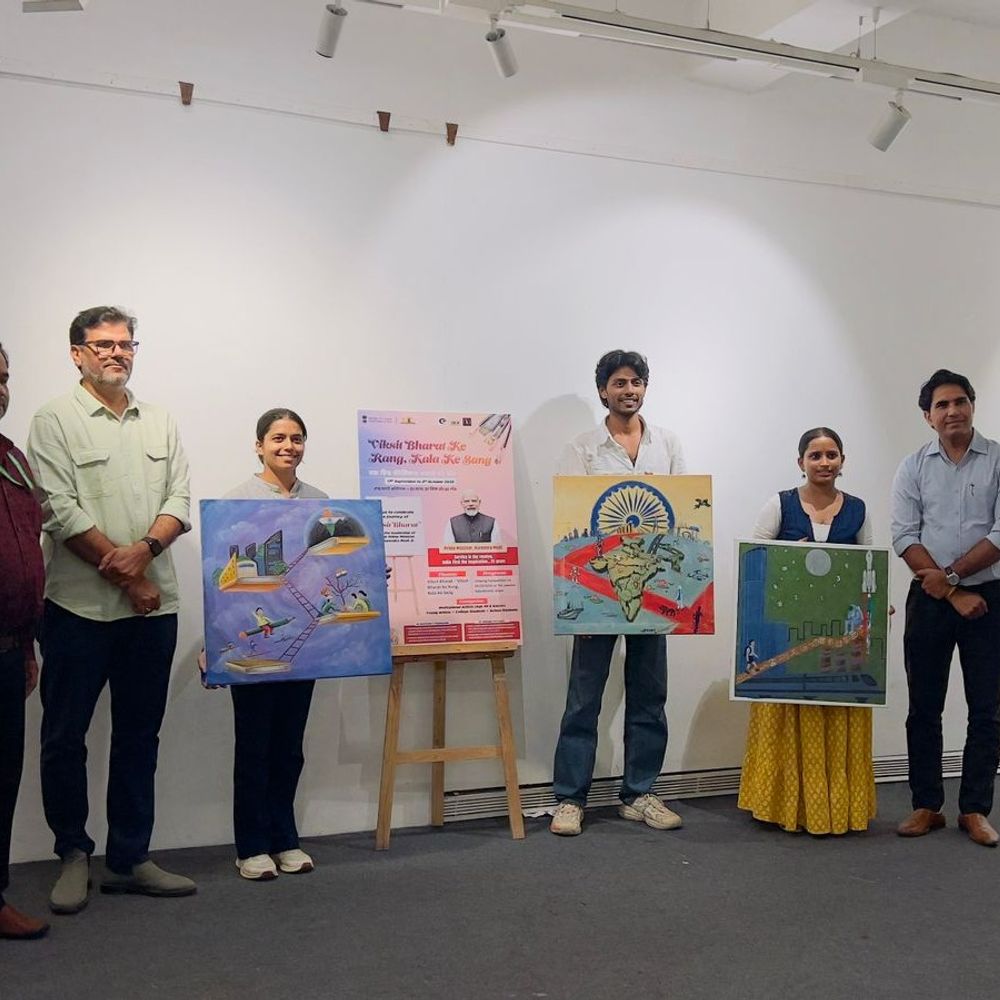 जयपुर में प्रतियोगिता में दिखाई विकसित भारत की झलक:मेट्रो प्रोजेक्ट और रैपिड रेल के जरिए देश की नई कनेक्टिविटी को दिखाया