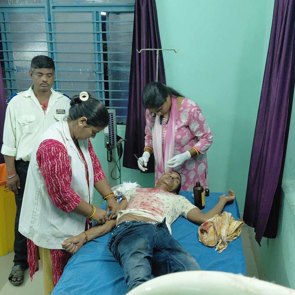 तेमथा ​​​​​​​में दहेज विवाद में लड़की पक्ष पर हमला:विदाई की तारीख तय करने गए परिजनों पर ससुराल वालों वार, एक घायल