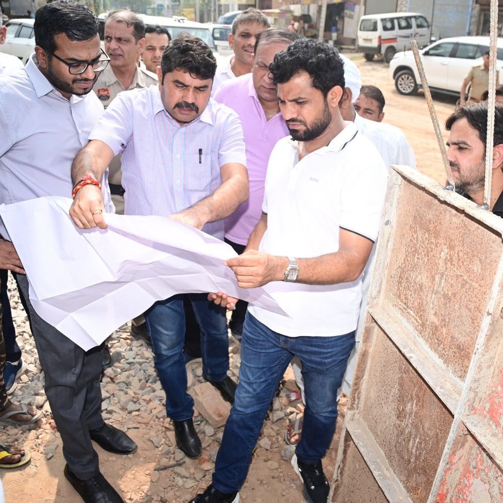 सोनीपत के अगवानपुर ROB दिसंबर तक होगा तैयार:विधायक देवेन्द्र कादियान ने किया निरीक्षण