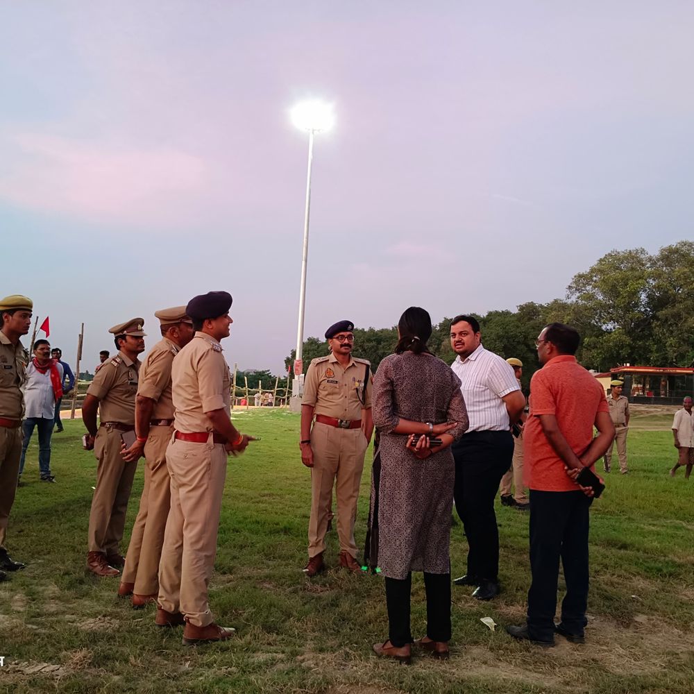 अंबेडकरनगर में 1415 दुर्गा प्रतिमाओं का विसर्जन:सुरक्षा के लिए 5 जोन, 18 सेक्टर में बंटा जिला