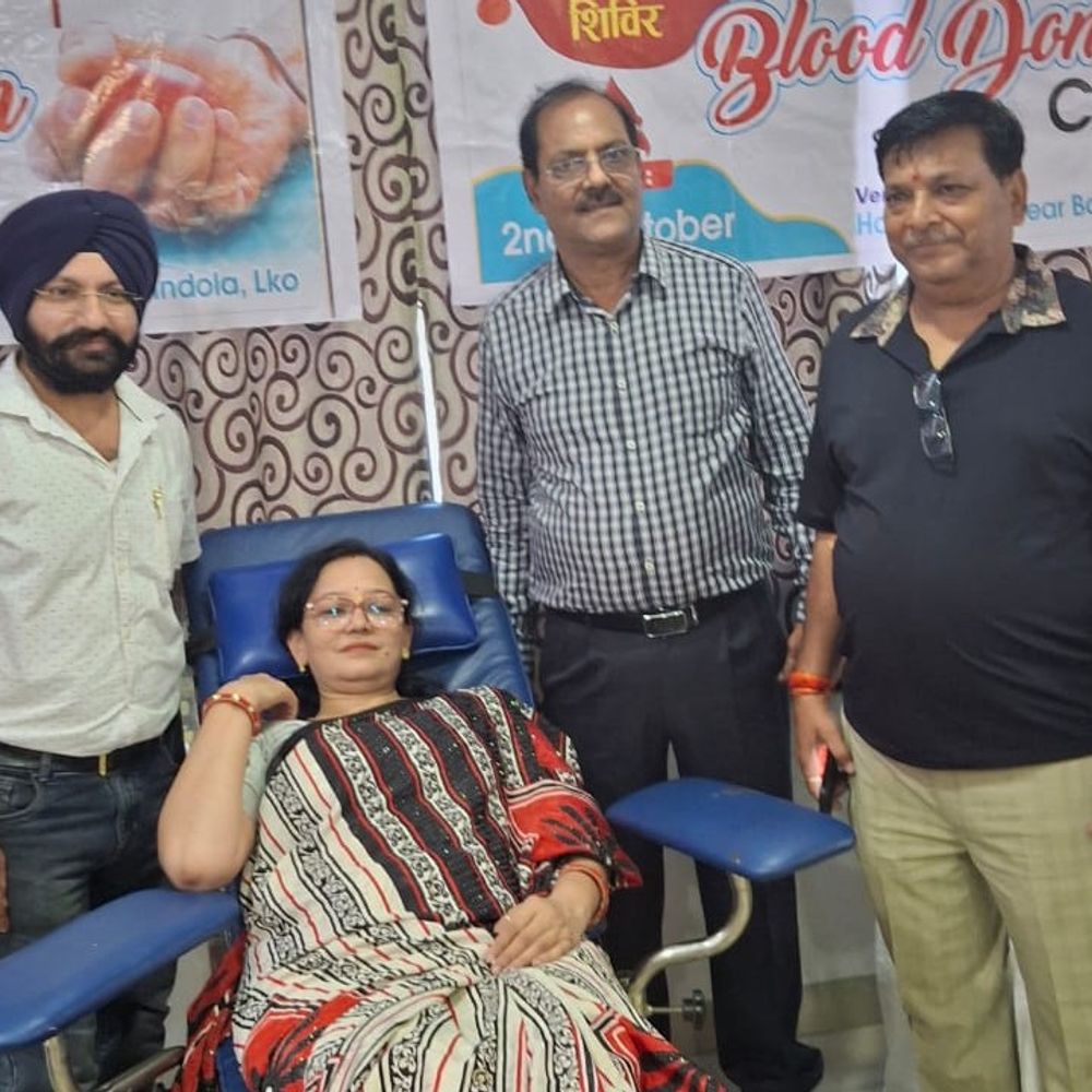 एसोसिएशन के 16वें शिविर में 48 लोगों ने किया रक्तदान:विजय दशमी और गांधी जयंती पर किया आयोजन