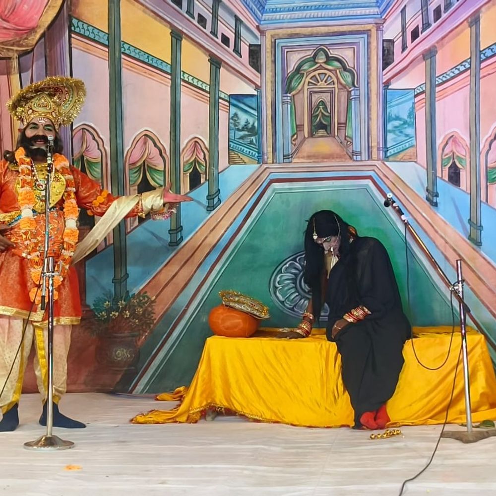 लखनऊ में 88वां रामलीला महोत्सव संपन्न:श्रीराम के वन गमन और भरत मिलाप की लीलाओं का मंचन