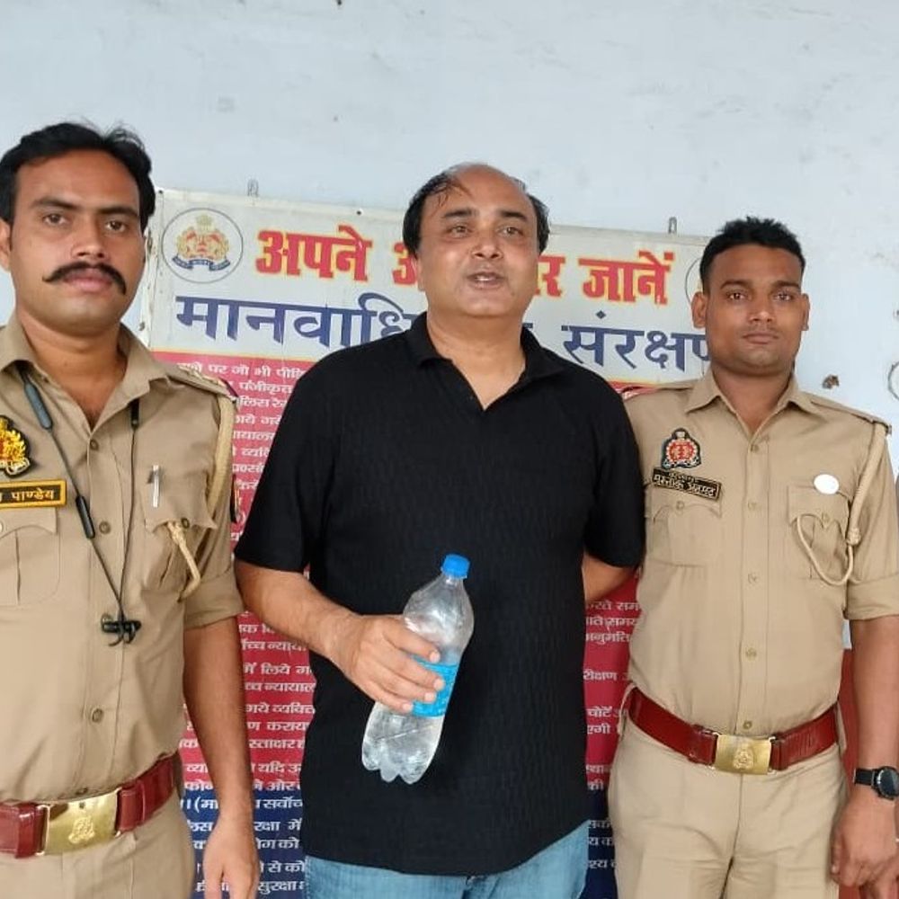 धोखाधड़ी के मामले में 'आप' का प्रदेश उपाध्यक्ष गिरफ्तार:कंपनी से करार तोड़ कर भेजा था 89.59 लाख का नोटिस
