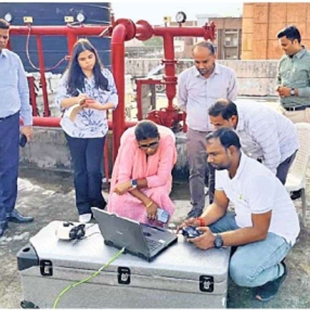 राजधानी में अवैध निर्माण, पशु डेयरी व सफाई की निगरानी अब ड्रोन से होगी, ट्रायल हुआ