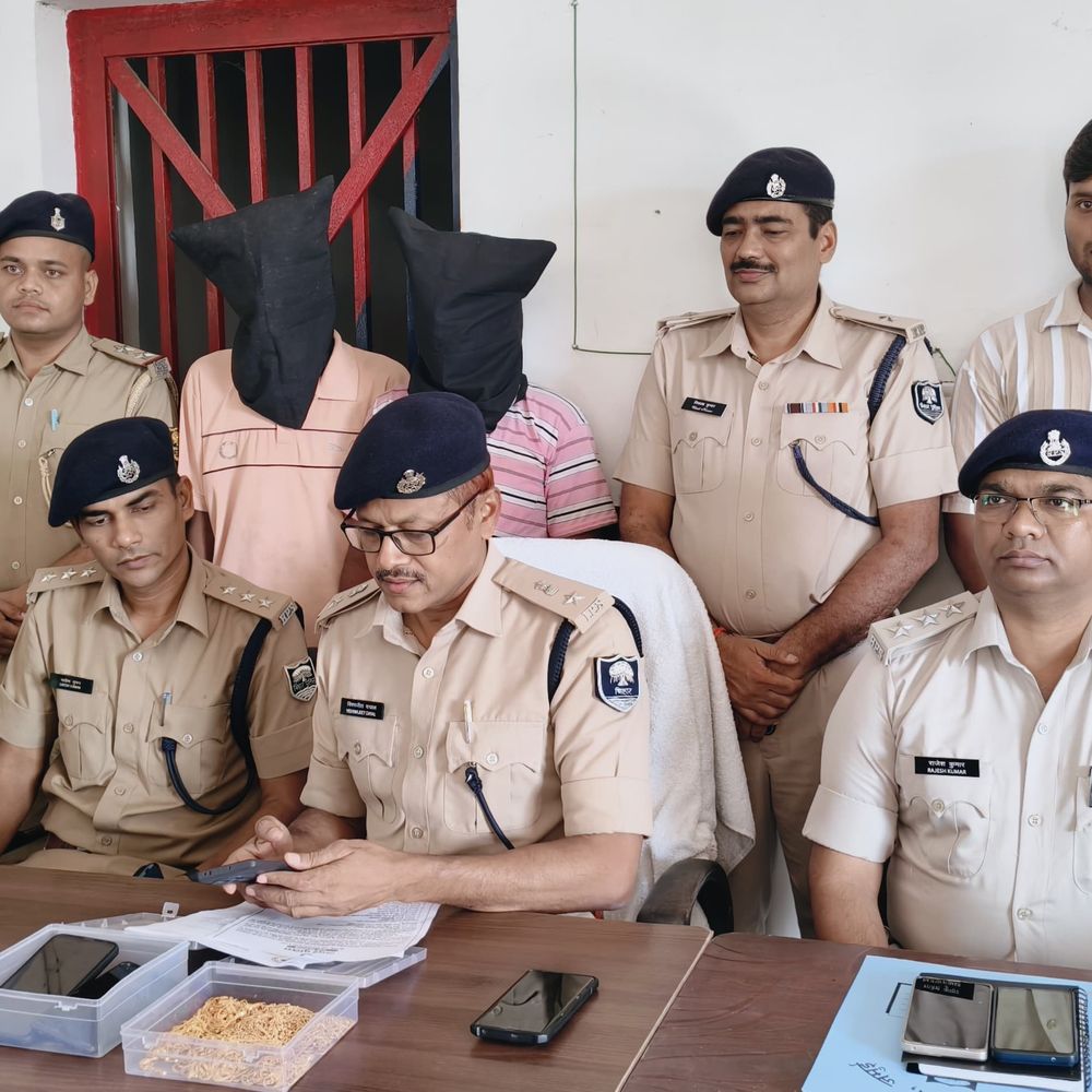 15.5 किलो सोने की लूट, हत्या मामले में एक गिरफ्तार:जमुई से अरेस्ट हुआ मुख्य आरोपी, कोलकाता में 7 अपराधियों ने दिया था घटना को अंजाम