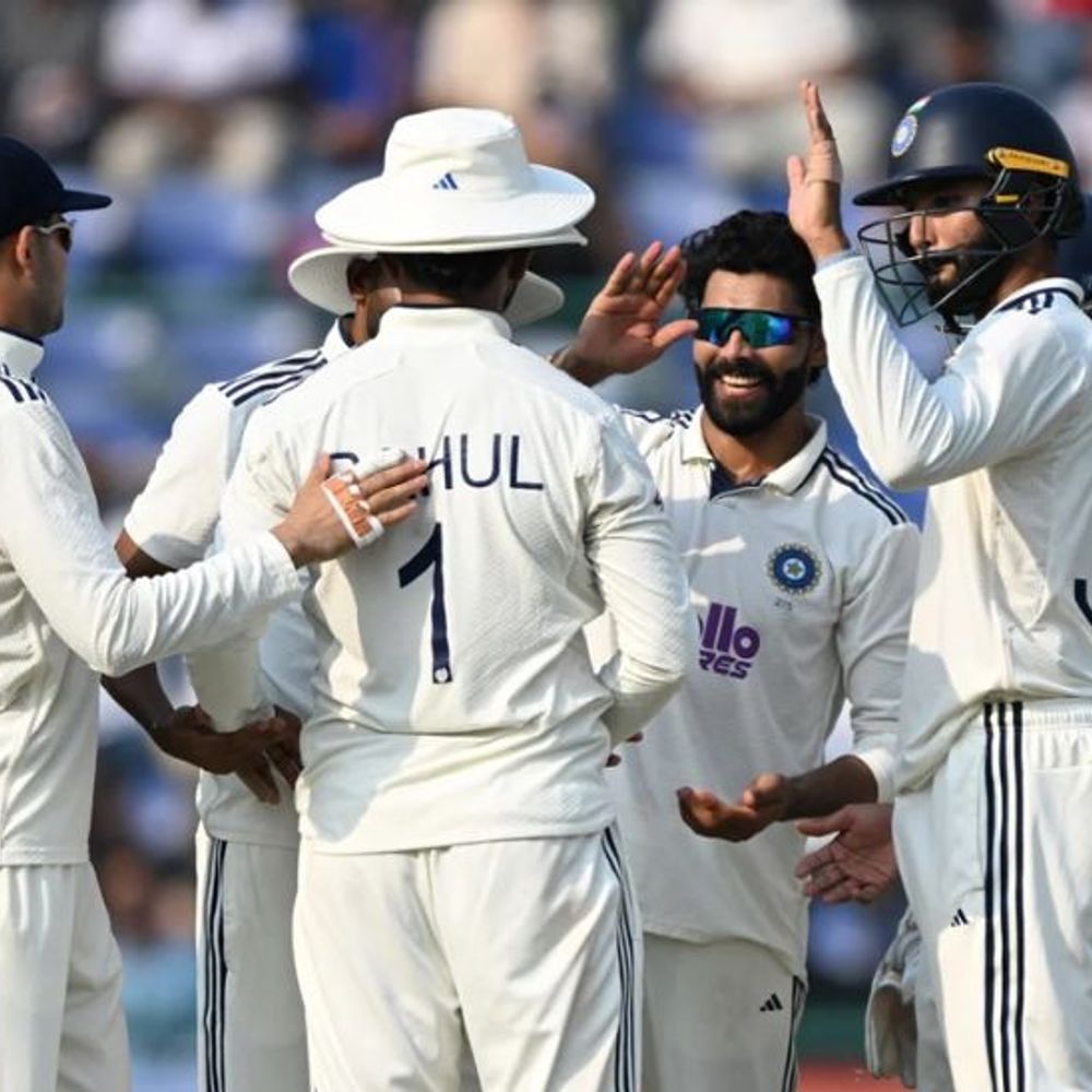 दिल्ली टेस्ट- वेस्टइंडीज 154/4, भारत 364 रन से आगे:शाई होप और इमलाक की जोड़ी क्रीज पर; रवींद्र जडेजा को 3 विकेट