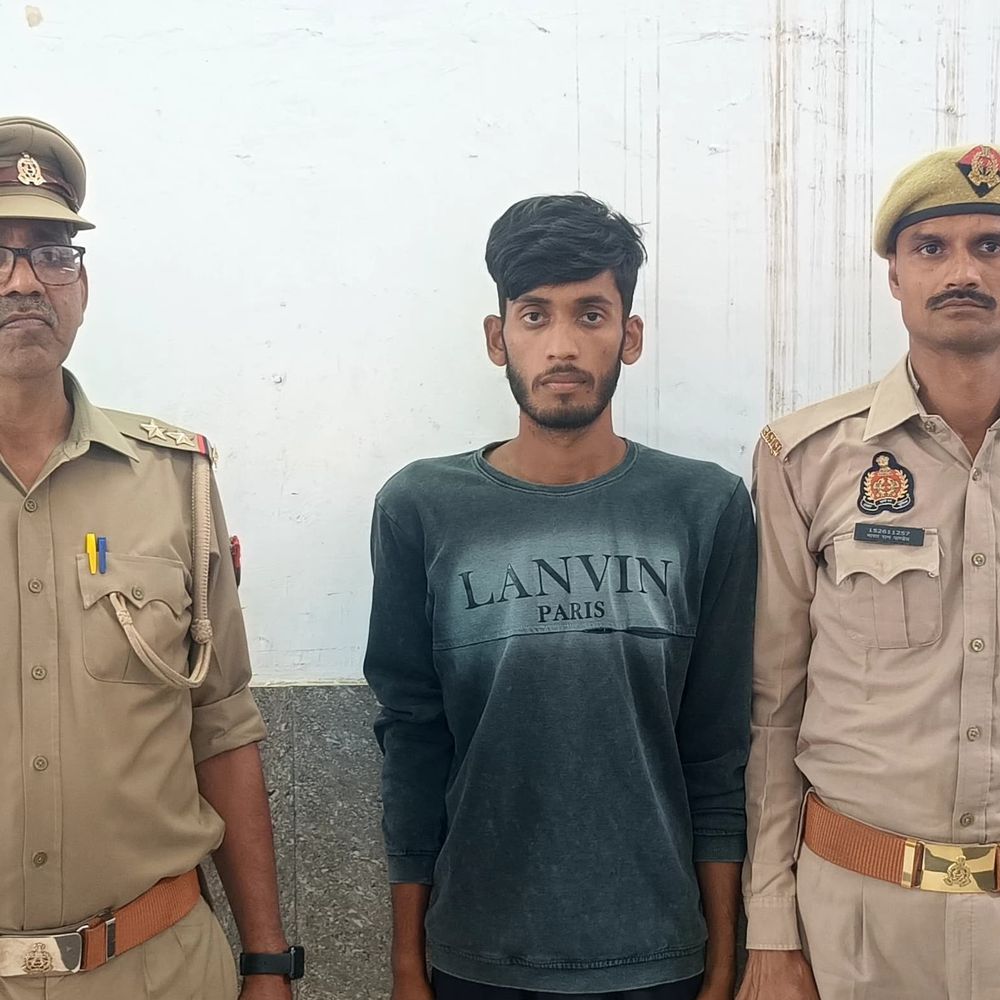 दुष्कर्म के आरोपी को पुलिस ने भेजा जेल:घुमाने के बहाने किशोरी को लखनऊ ले गया, जेवर-नगदी भी ले भागा