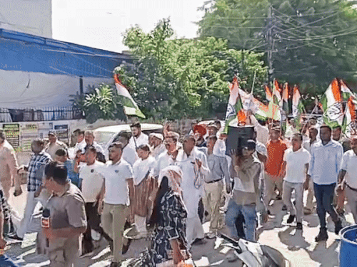 कुरुक्षेत्र में कांग्रेस का रोष मार्च:  ADGP सुसाइड मामले की जज से जांच की मांग, MLA अरोड़ा बोले- कांग्रेस पूरन के परिवार के साथ – Kurukshetra News