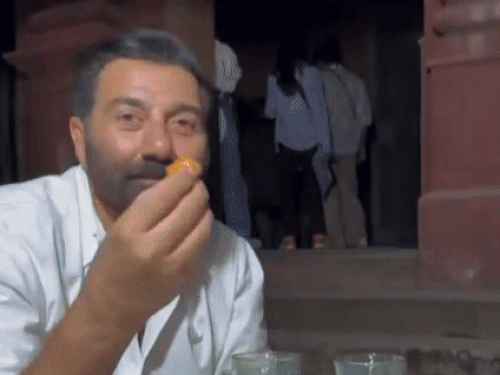 अमृतसर पहुंचे सनी देओल, गोल्डन टेंपल में माथा टेका:एक्टर बोले- ज्ञानी दी चाय पी रहे, चटनी नाल समोसे दा स्वाद चला जांदा; शूटिंग की