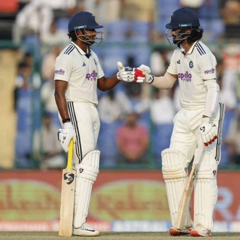 भारत को दिल्ली टेस्ट जीतने के लिए 43 रन चाहिए:राहुल-सुदर्शन में फिफ्टी पार्टनरशिप, वेस्टइंडीज के खिलाफ स्कोर 78/1