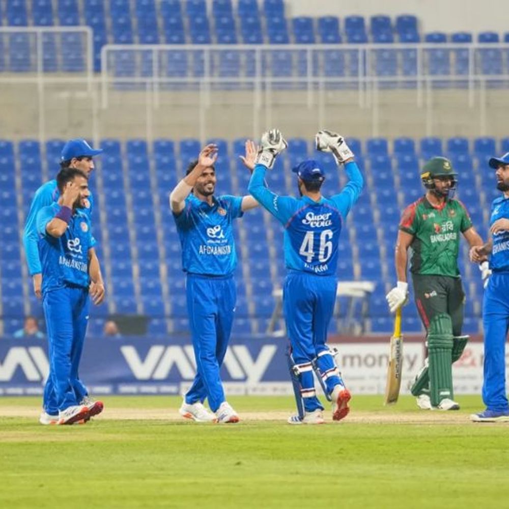 अफगानिस्तान का बांग्लादेश के खिलाफ क्लीन स्वीप:तीसरे वनडे में 200 रन से हराया, बिलाल सामी ने 5 विकेट लिए