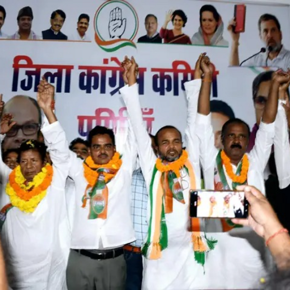 नॉमिनेशन से पहले कांग्रेस प्रत्याशियों ने बुलाई पीसी:​​​​​​​चारों सीट पर किया जीत का दावा, बोले- कांग्रेस का हाथ सीमांचल में मजबूत होगा
