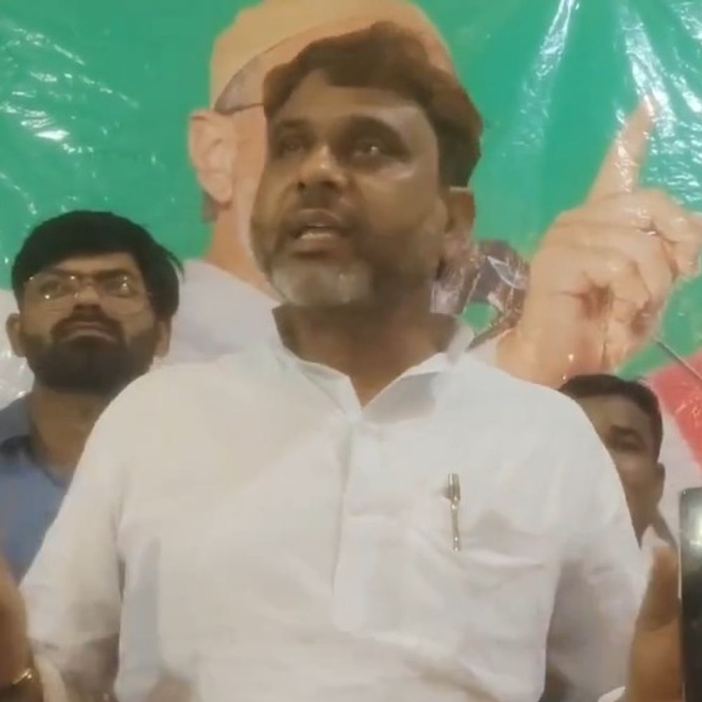 विरोधियों पर भड़के AIMIM प्रदेश अध्यक्ष अख्तरुल ईमान:किशनगंज में बोले-'औकात है तो निर्दलीय लड़ें चुनाव', 'पार्टी ने उन्हें बर्बाद होने से बचाया'