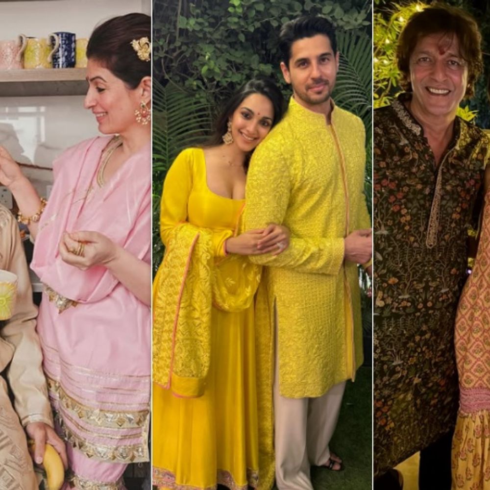बॉलीवुड सेलेब्स का दिवाली सेलिब्रेशन:शाहरुख ने पत्नी गौरी की पूजा करते हुए तस्वीर शेयर की, अक्षय ने लंदन में मनाई दिवाली, सिड-कियारा ने की ट्विनिंग