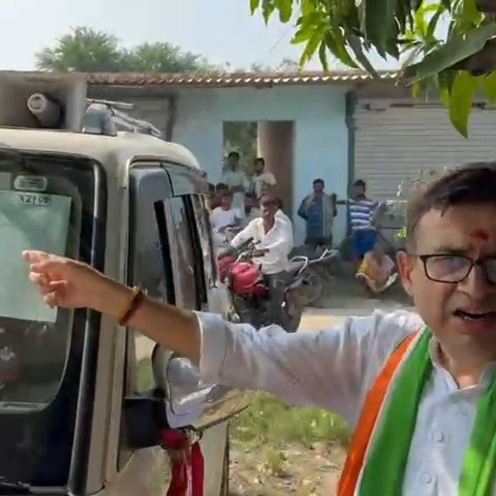 जाले में भाजपा प्रत्याशी पर घड़ी बांटने का आरोप:पुलिस ने जब्त की कार, जीवेश मिश्रा ने आरोप को निराधार बताया