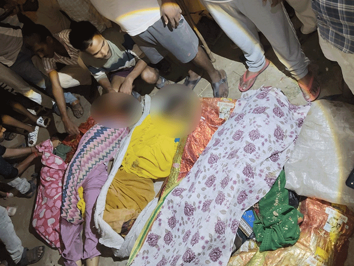 बेगूसराय में ट्रेन से कट कर 4 लोगों की मौत:काली पूजा का मेला देख कर लौट रहे थे, रेलवे ट्रैक पार करते समय हुआ हादसा
