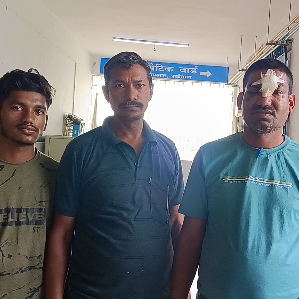 दाढ़ीसिर गांव में जमीन विवाद को लेकर मारपीट:किराए का मकान खाली कराने पर हुआ झगड़ा, घायल युवक अस्पताल में भर्ती