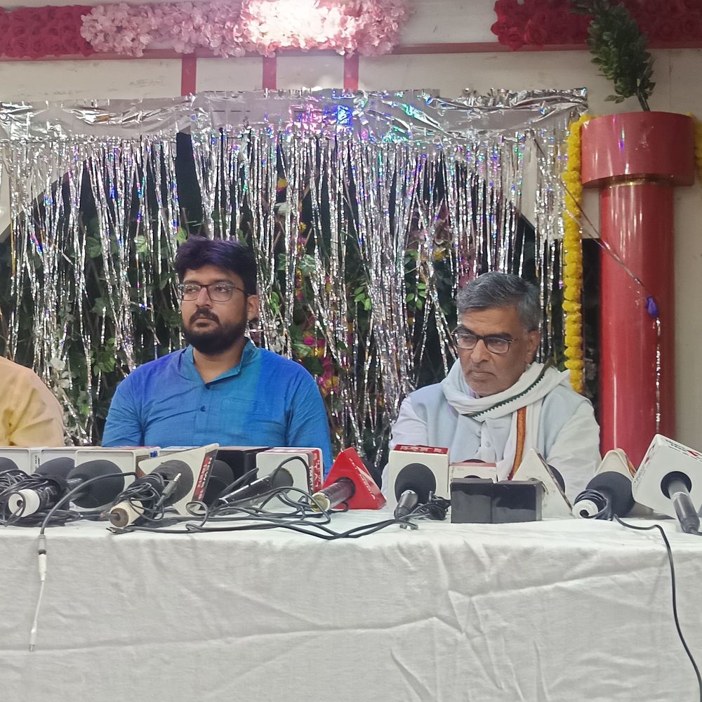 घोसी से एनडीए प्रत्याशी ने वोट करने की अपील:2005 से पहले के बिहार को 'जंगल राज' बताया, कहा-शिक्षा-विकास को देंगे प्राथमिकता