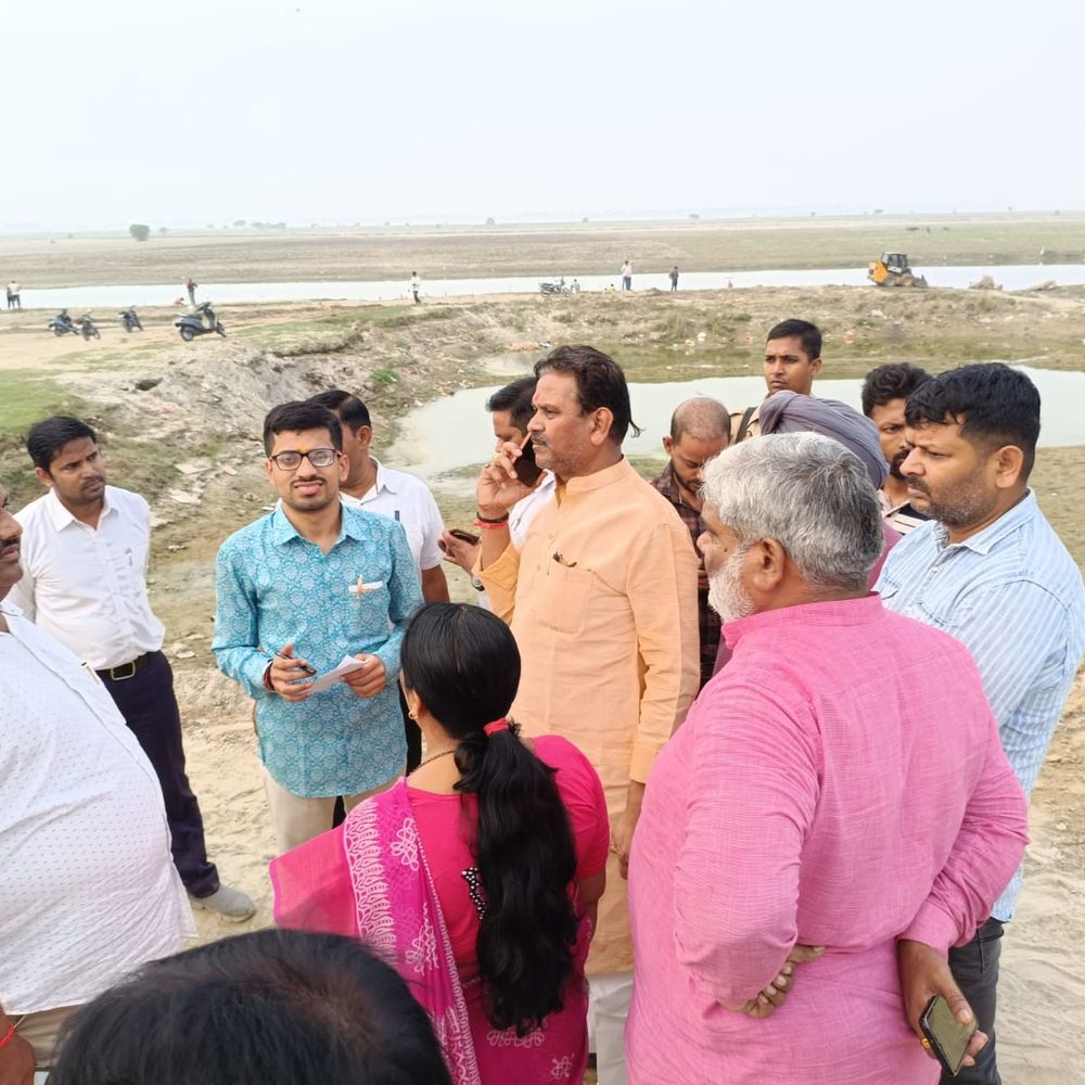 महापौर ने छठ पूजा तैयारियों का जायजा लिया:बोले- घाटों पर भव्यता से मना सकेंगे छठ पर्व
