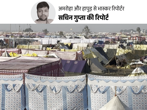 यूपी में गंगा किनारे अफसरों के फॉर्म हाउस:मेले की जगह बदली तो सामने आई जमीनें, नौकर कर रहे देखभाल