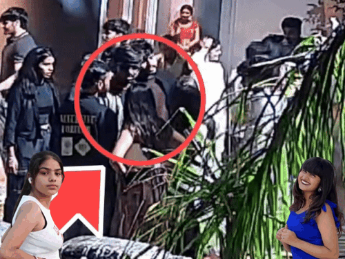 हरियाणा आईं 2 लेडी इन्फ्लुएंसर भिड़ीं:एक ने थप्पड़, दूसरे ने माथे पर सैंडल मारा; सिंगर खरकिया-अंजलि के सॉन्ग प्रमोशन में पहुंची थीं
