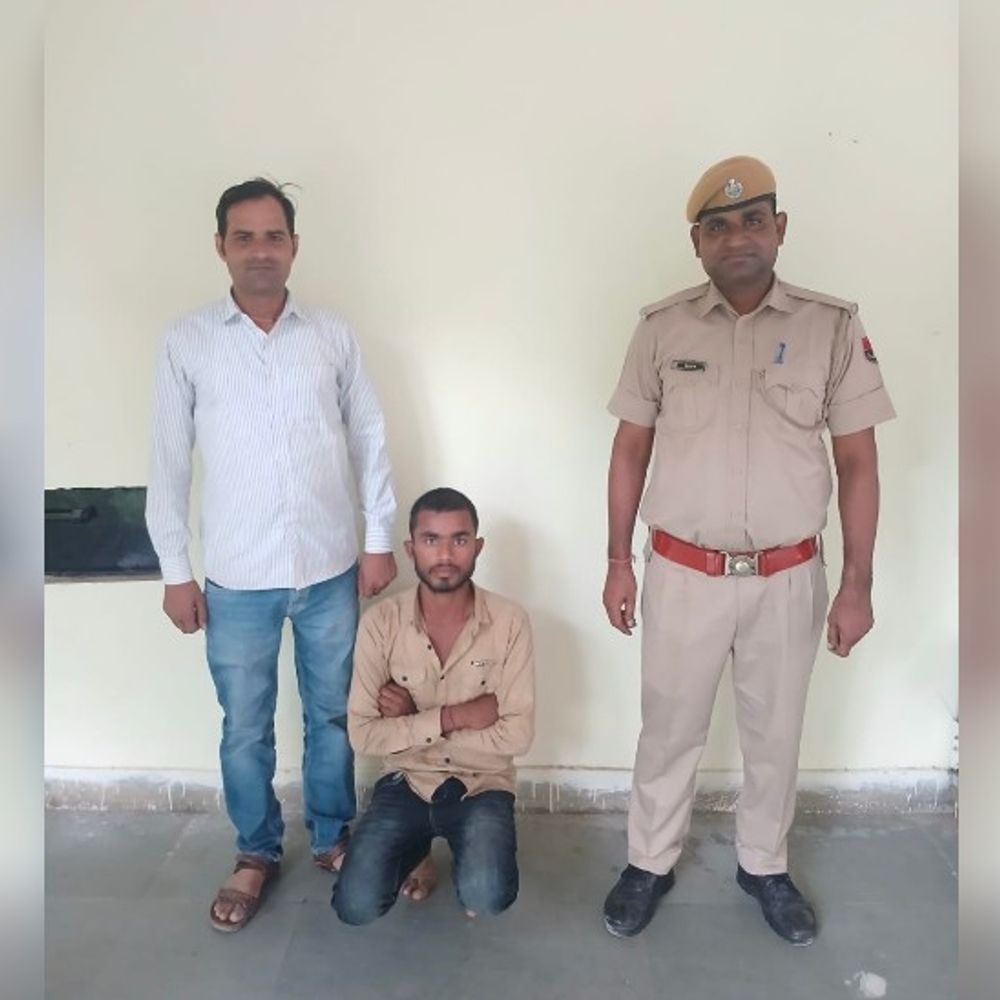 सवाई माधोपुर में बाइक चोरी का आरोपी गिरफ्तार:लगा रखी थी फर्जी नंबर प्लेट, जयपुर से की थी मोटरसाइकिल चोरी