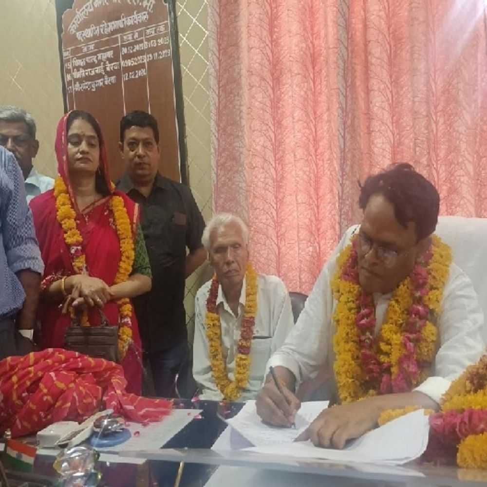 सवाईमाधोपुर नगर परिषद के फिर कार्यवाहक सभापति बने सुनील:वार्ड नंबर 14 के पार्षद तिलकर को मिला कार्यभार