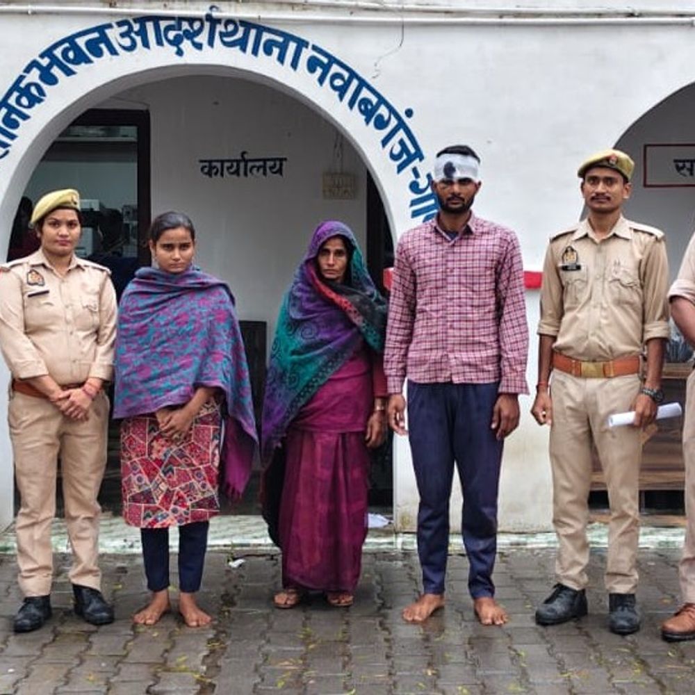 पत्नी ऊंची आवाज में बात करती थी, इसलिए मार डाला:गोंडा में आंख फोड़ी, गला दबाकर हत्या की; दोनों ने लव मैरिज की थी