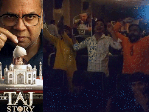 आगरा में सिनेमा हॉल में महादेव के जयकारे लगे, VIDEO:द ताज स्टोरी के मकबरे पर कलश, DNA हो..डायलॉग पर खूब बजी तालियां