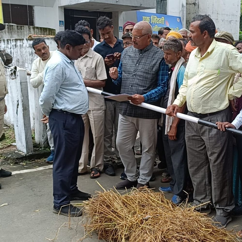 शहडोल में बेमौसम बारिश से किसानों की मुश्किलें बढ़ीं:धान की कटी फसल हुई अंकुरित; मुआवजे के लिए कलेक्ट्रेट में लगाई गुहार